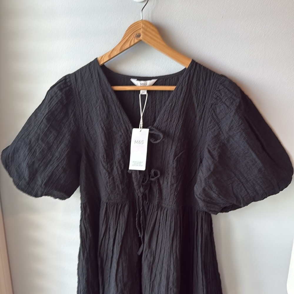 Marks & Spencer Black Midi Dress - Picture 7 of 16